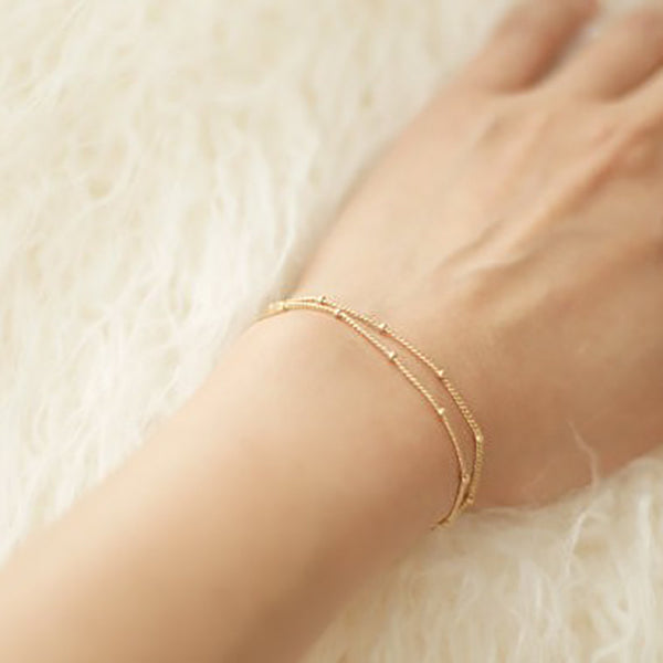 Envy Gold Double Layer Star Bracelet ⋆ Colmers Hill Fashion