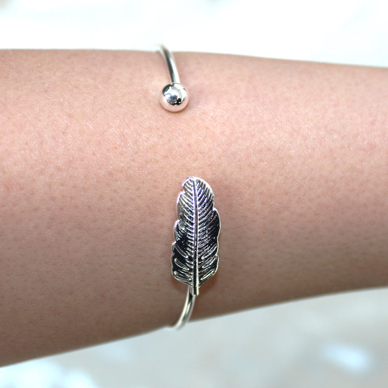 Secret Garden Sterling Silver Leaf Bracelet – The Boho Boutique