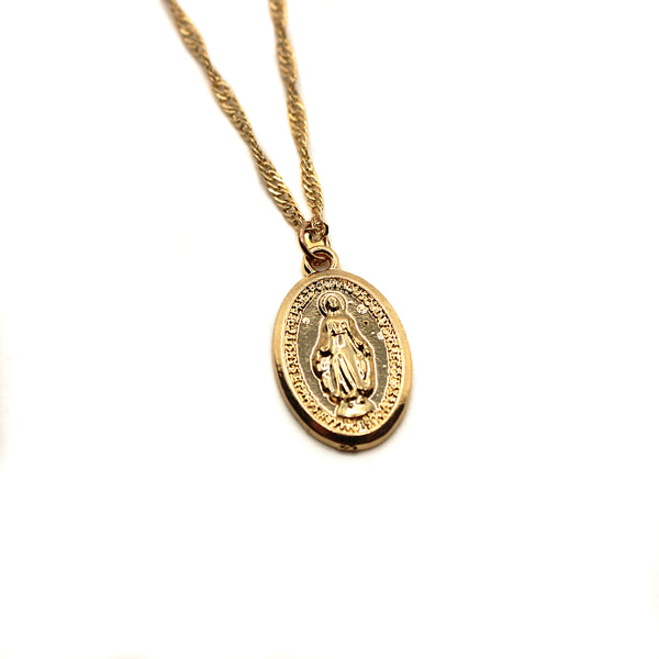 Mother Mary Multilayer Necklace