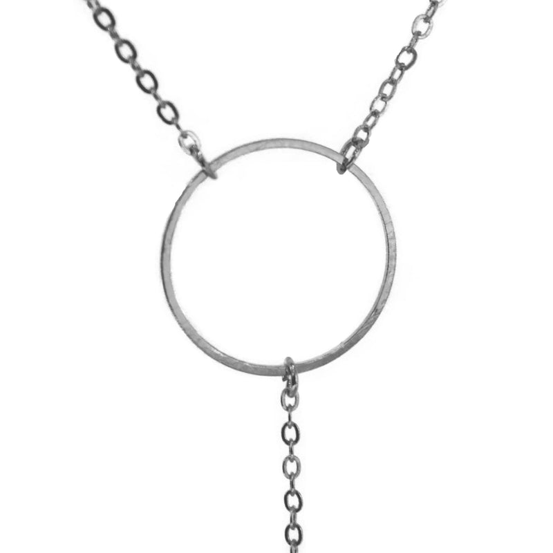 Circle Drop Boho Necklace