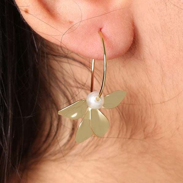 Flower Slider Earrings