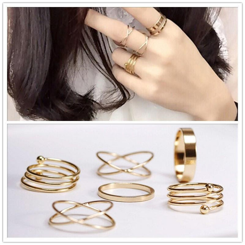 All That Glitters Is Gold Ring Set