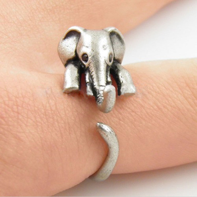 925 Sterling Silver Elephant Style Statement Boho Jewelry Ring Gifts for  Women at Rs 530/piece in Jaipur