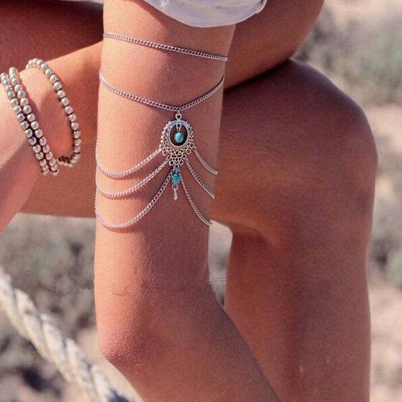 Boho Upper Arm Chain Cuff – The Boho Boutique - Main Image