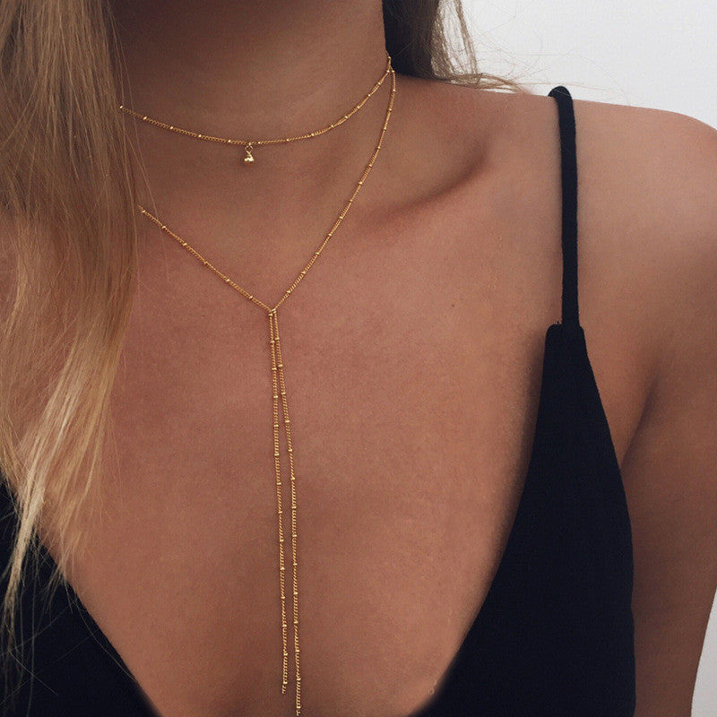 Golden Summer Nights Choker Necklace