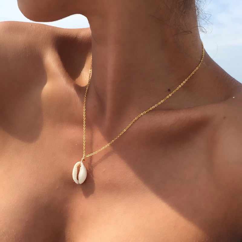 Calming Shell Boho Necklace