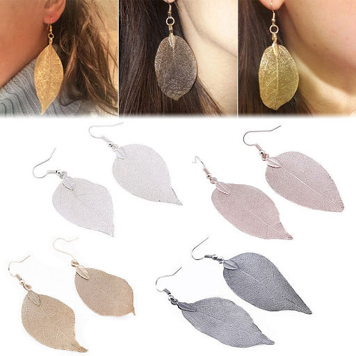 Boho Leaf Earrings